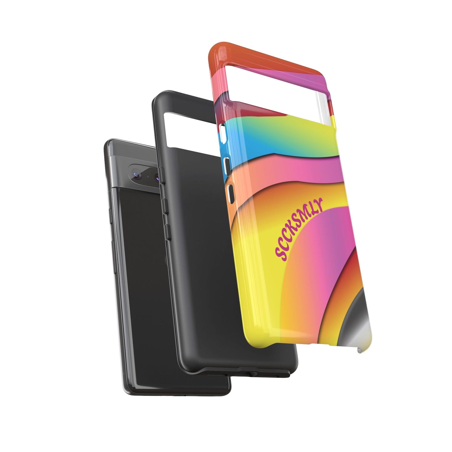 Modern Retro Rainbow Phone Case for Google Pixel