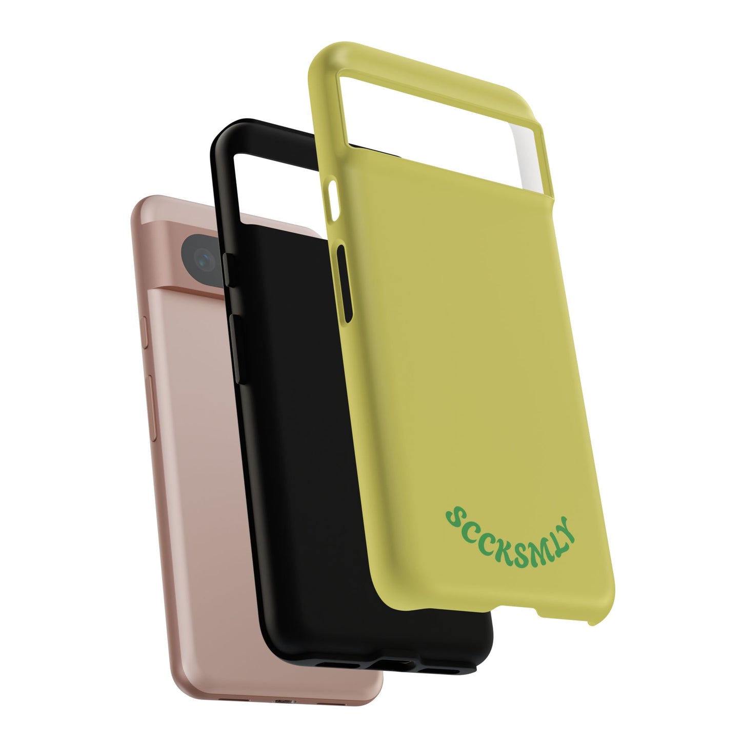 SOLID Lemon Pop Tough Case for Google Pixel