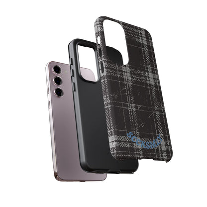 Smoky Grungy Plaid Phone Case for Samsung