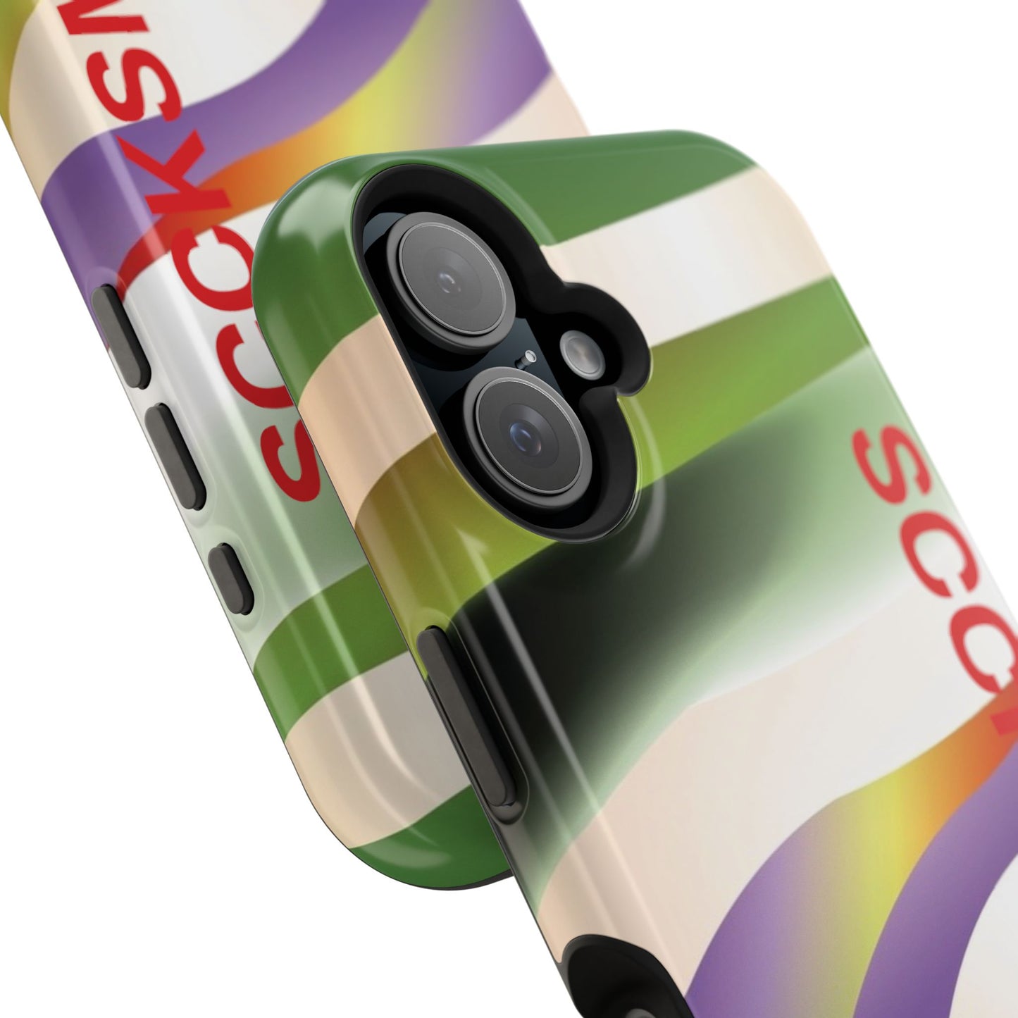 Green Waves Phone Case for "IOS or Apple"