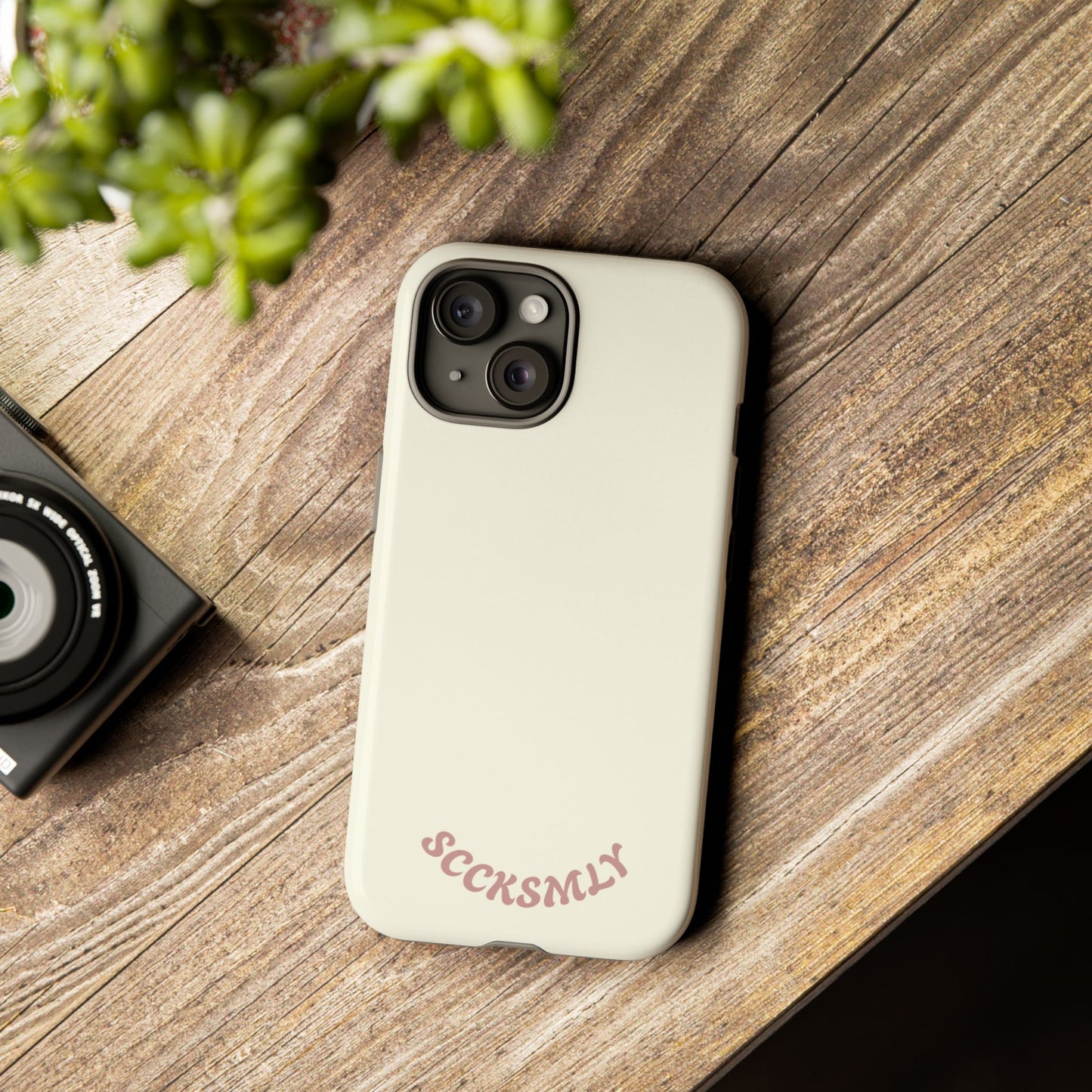 Sweet Oat Milk Tough Phone Case for Apple