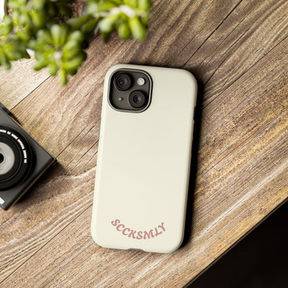Sweet Oat Milk Tough Phone Case for Apple