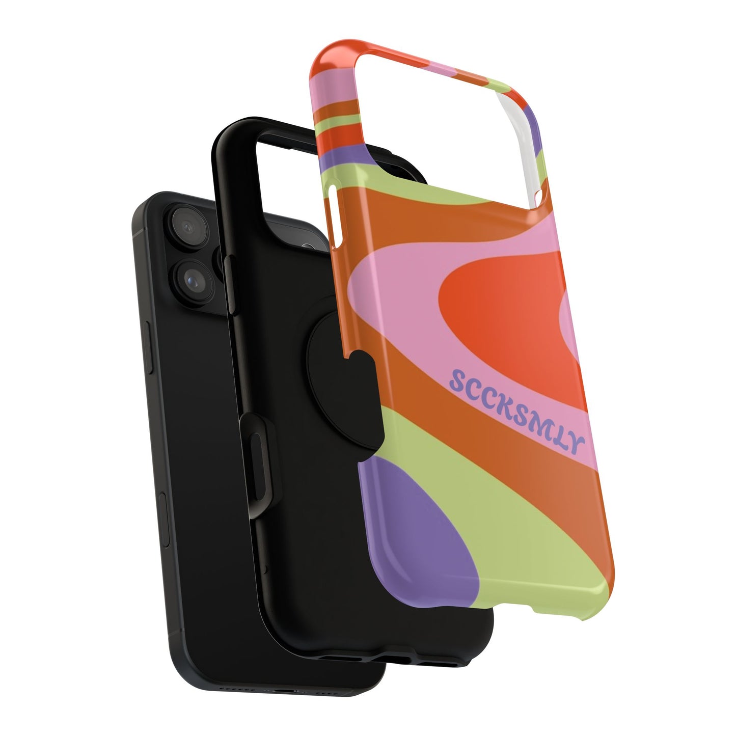 Curvy Swirl Phone Case for Apple