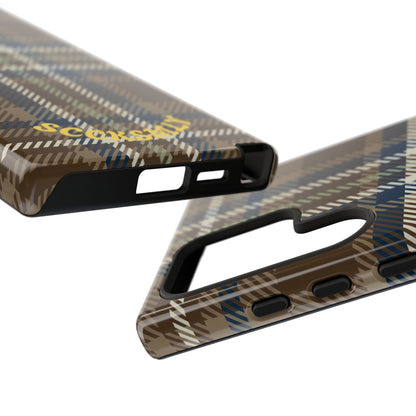 Earth and Sky Plaid Phone Case for Samsung