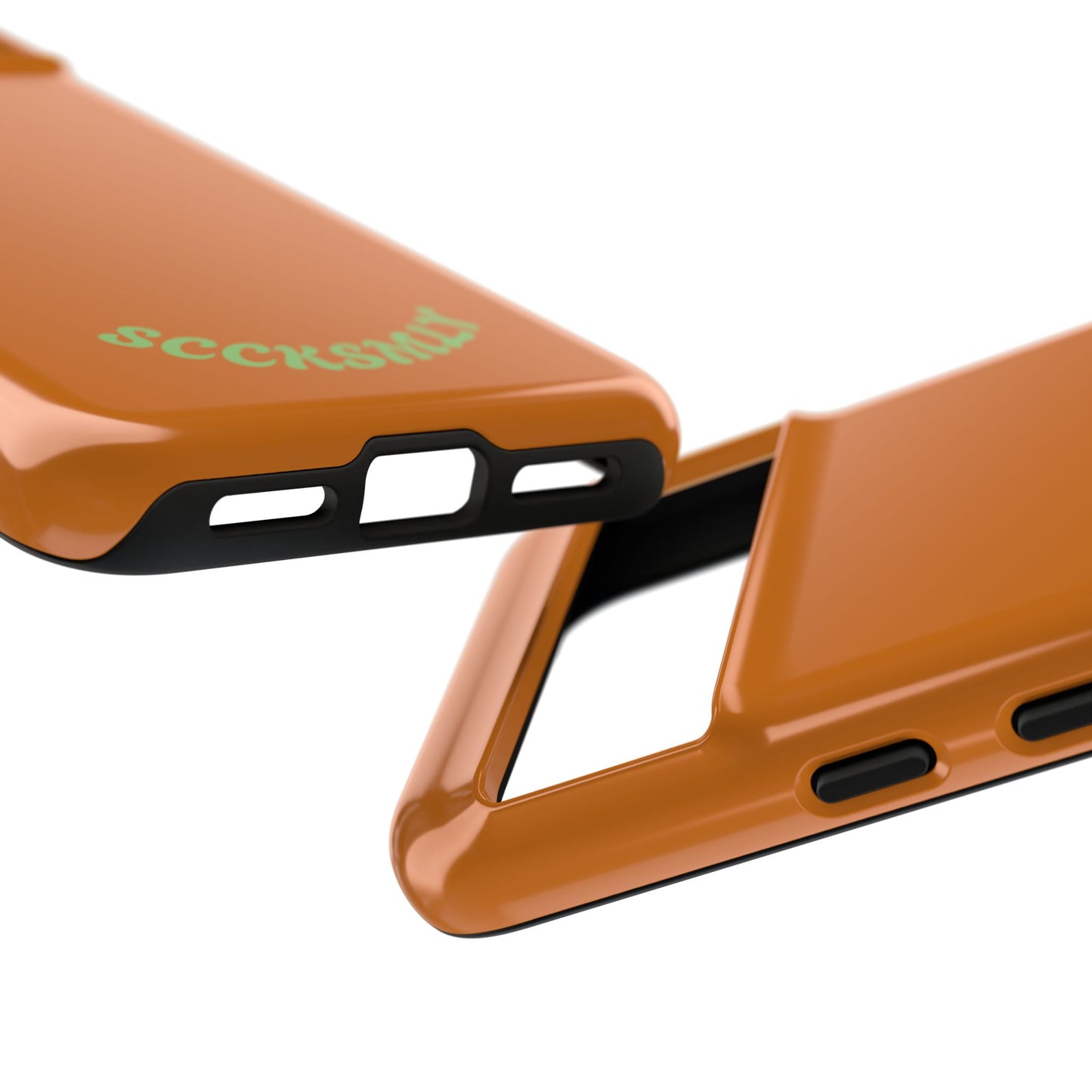 SOLID Terracotta Coal Tough Case for Google Pixel