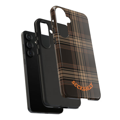 Brown Bread Plaid Tough Phone Case Samsung