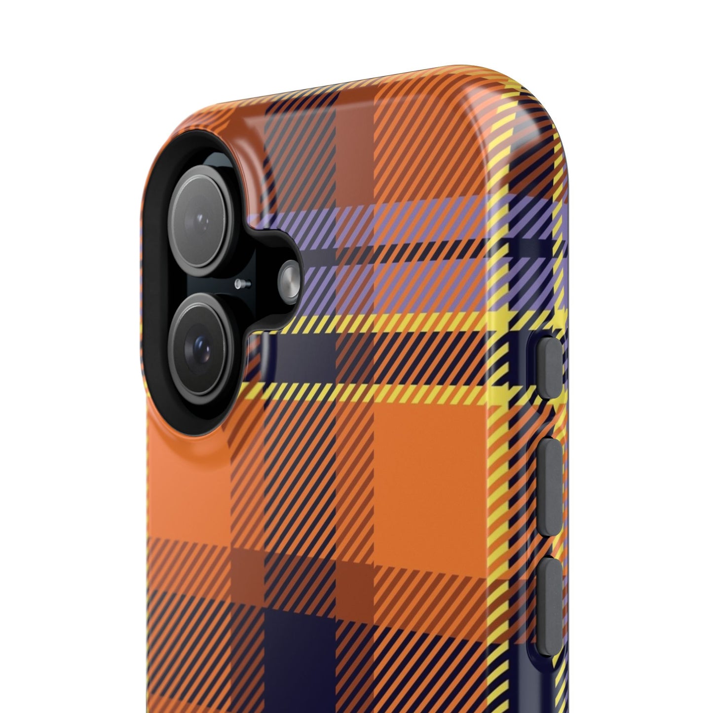 Orange Sickle Plaid  Phone Case for Apple