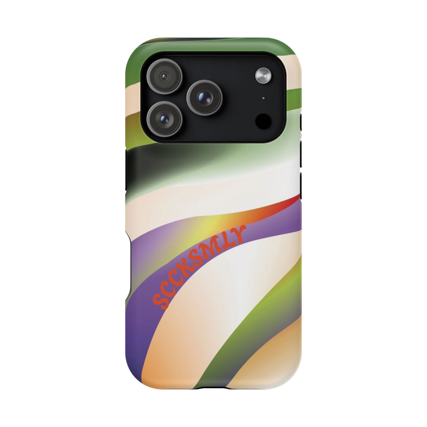 Green Waves Phone Case for Apple