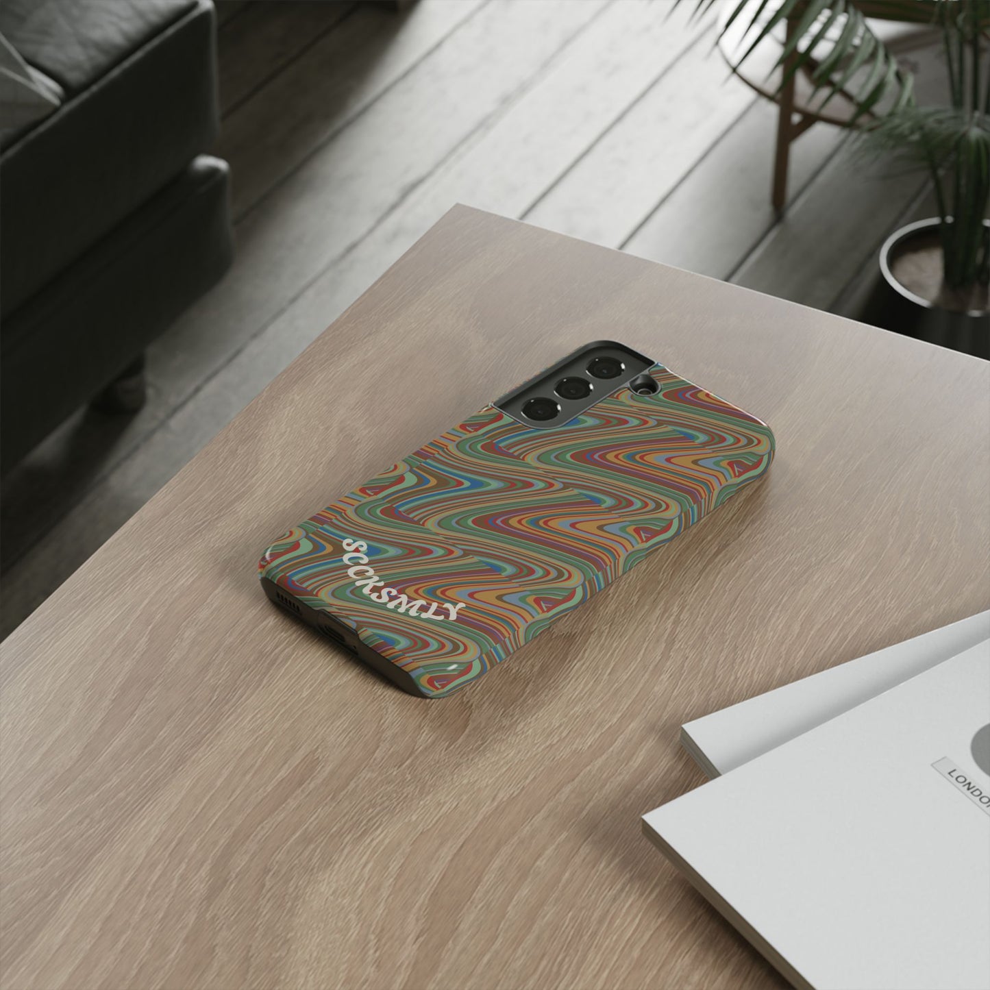 Earthly Waves Tough Phone Case for Samsung