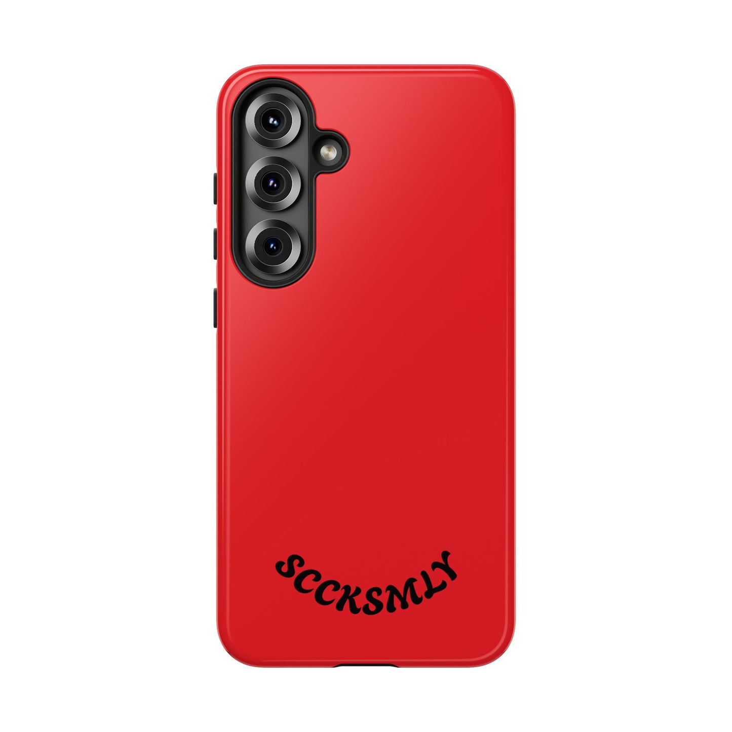 SOLID Screaming Red Tough Case for Samsung