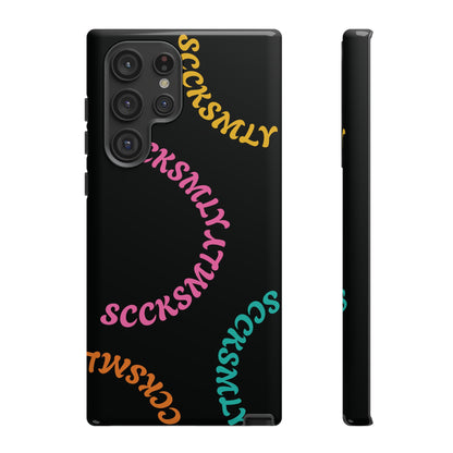Y2K Wavy Script Tough Case for Samsung