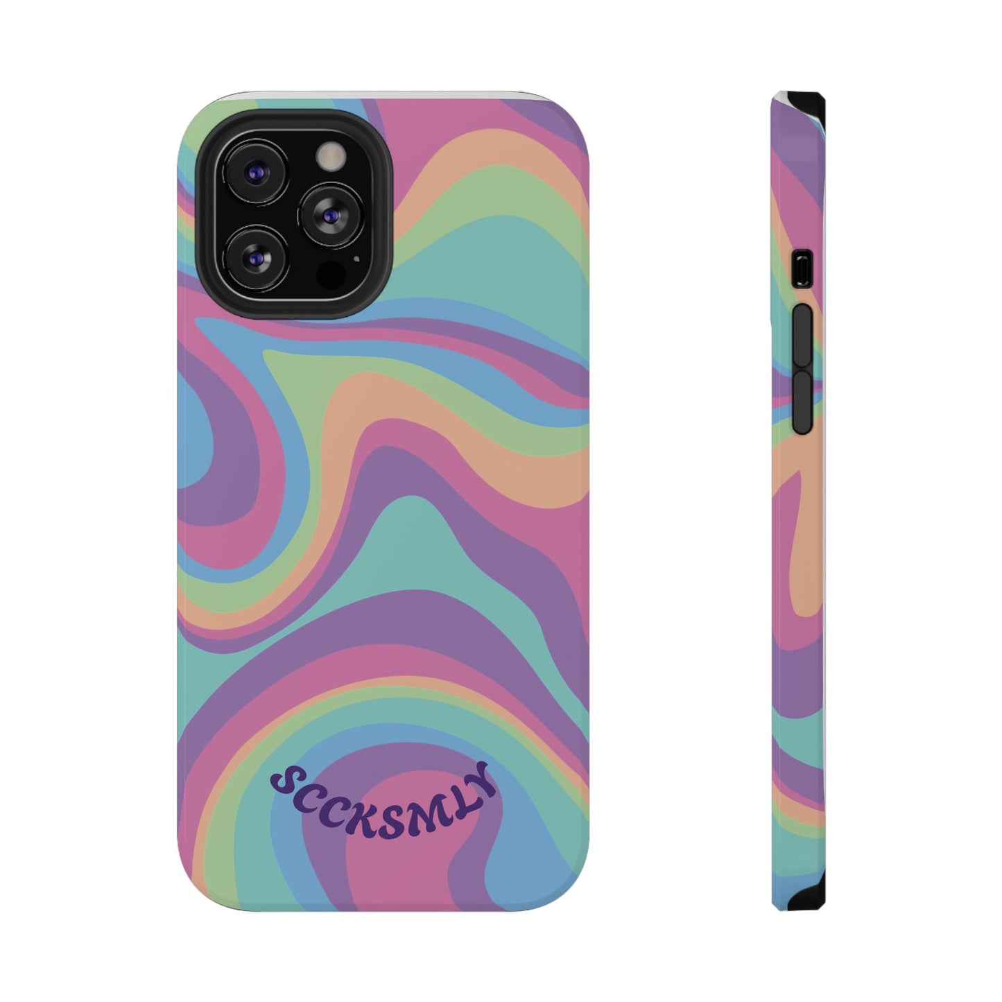 Pastel Swirl Phone Case for Apple