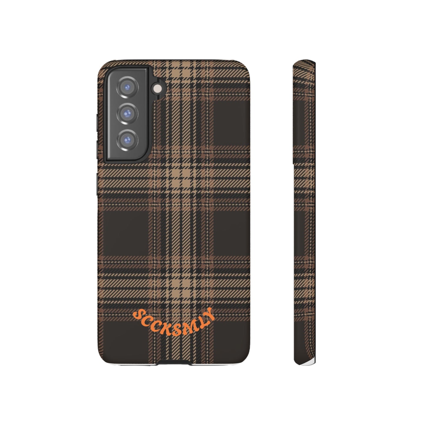 Brown Bread Plaid Tough Phone Case Samsung