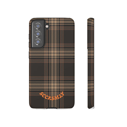 Brown Bread Plaid Tough Phone Case Samsung