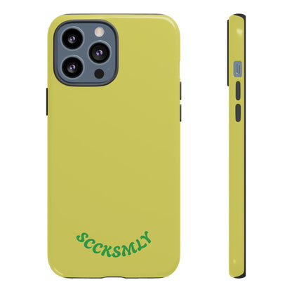 SOLID Lemon Pop Tough Case for Apple