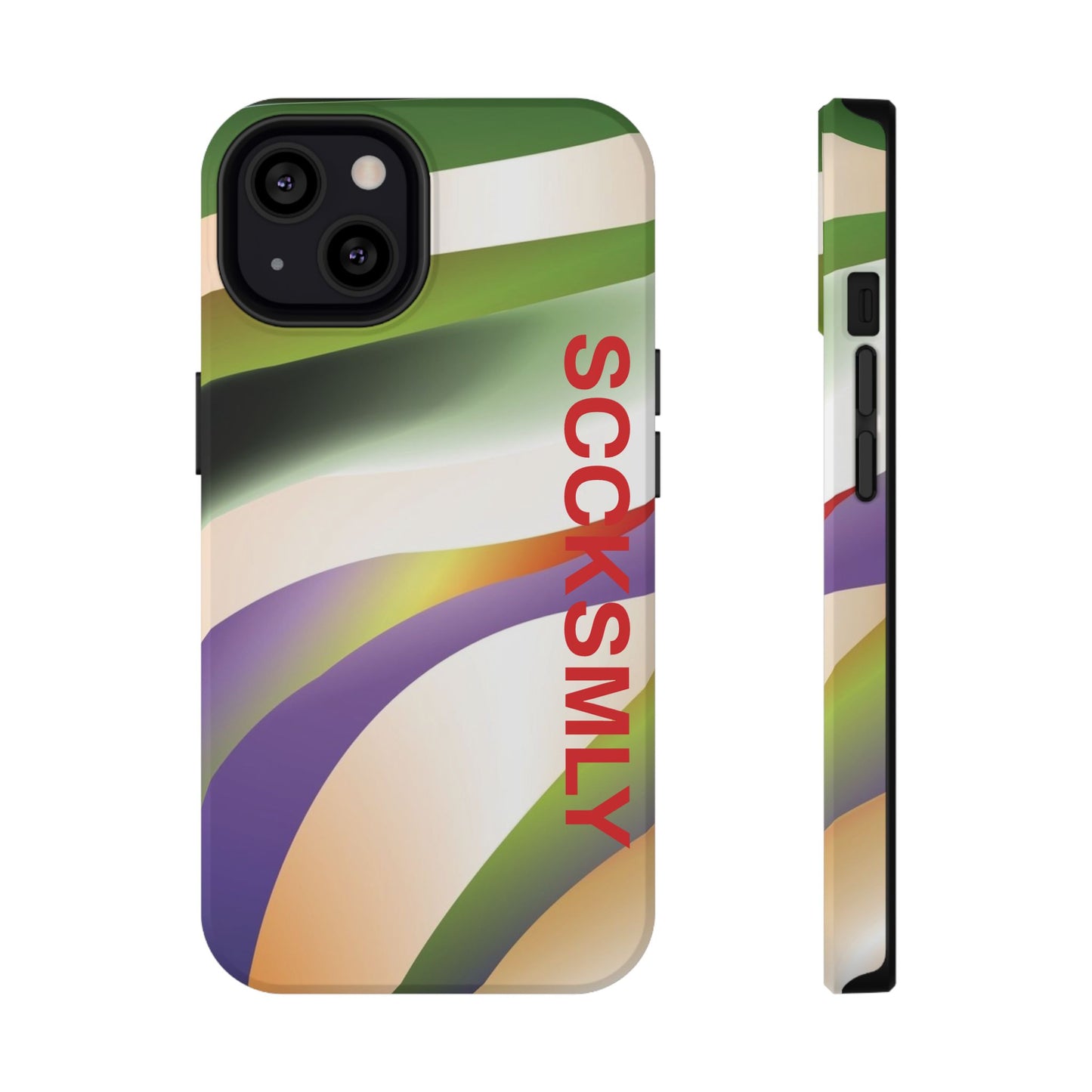 Green Waves Phone Case for "IOS or Apple"