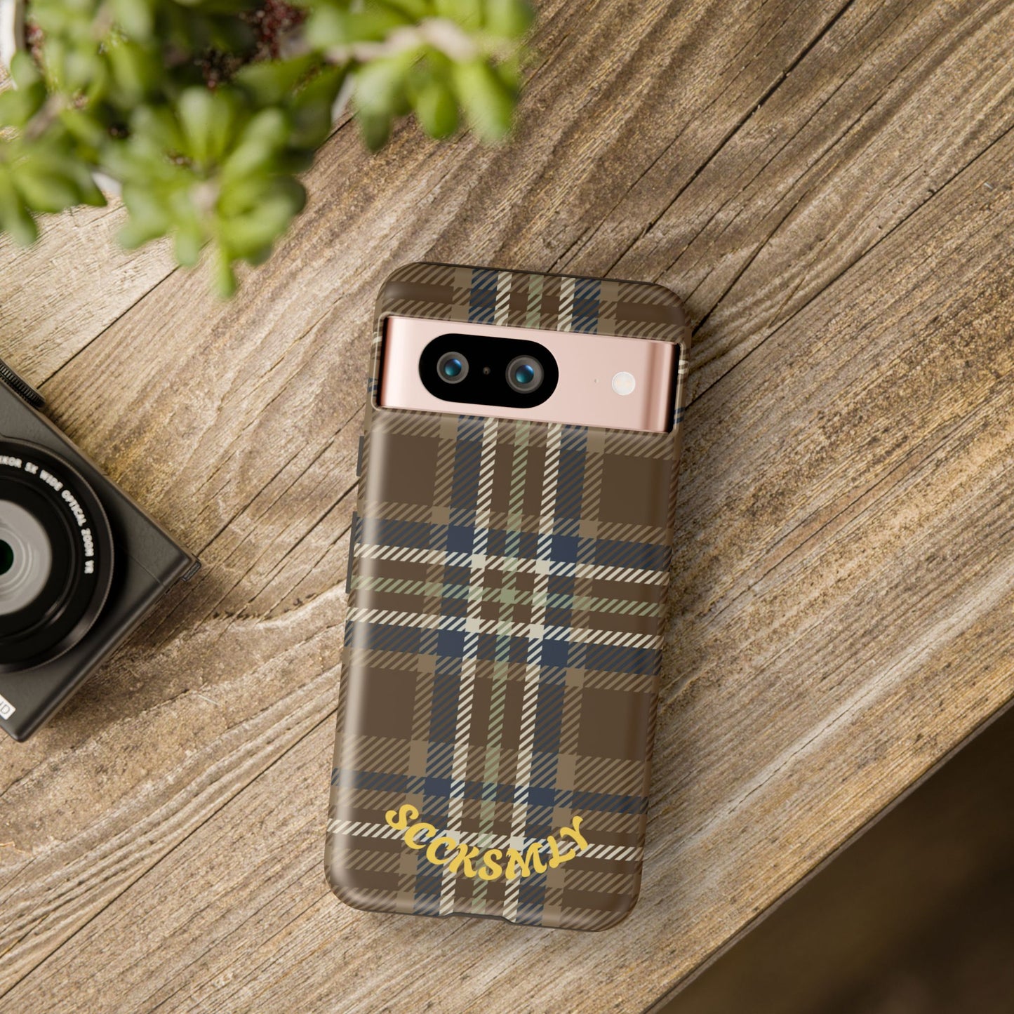 Earth and Sky Plaid Phone Case for Google Pixel