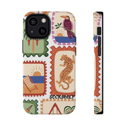 Tropical Print Phone Case for Apple