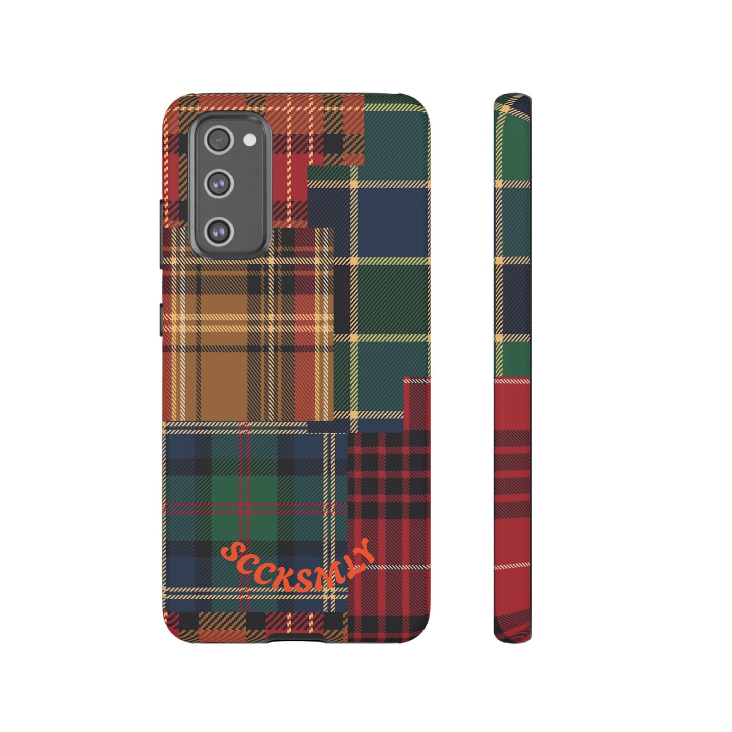 Heritage Hues Patchwork Tough Phone Case for Samsung