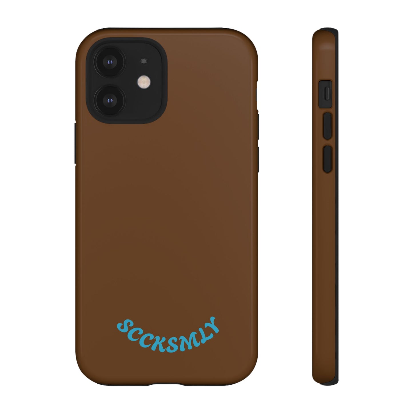 SOLID Chocolate Coco Tough Case for Apple