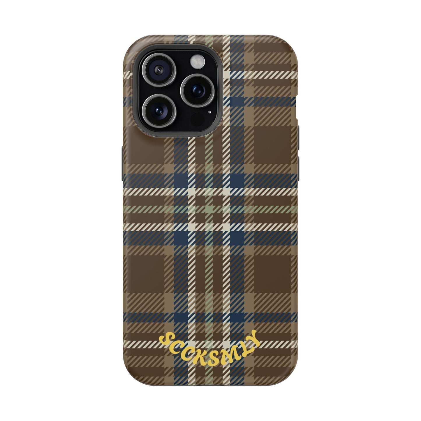 Earth and Sky Plaid Phone Case for Apple