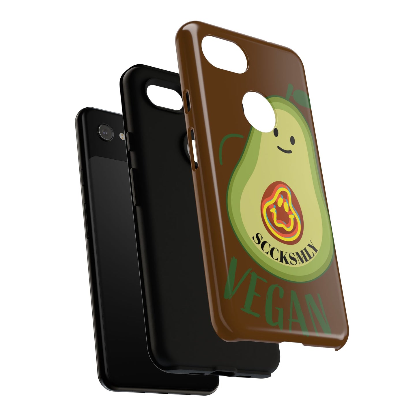 "Google Pixel" Playful Vegan Avocado Phone Case - Tough, Durable Protection with a Fun Design