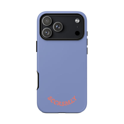 Periwinkle Blue Tough Phone Case for Apple