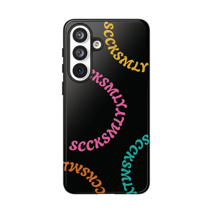 Y2K Wavy Script Tough Case for Samsung