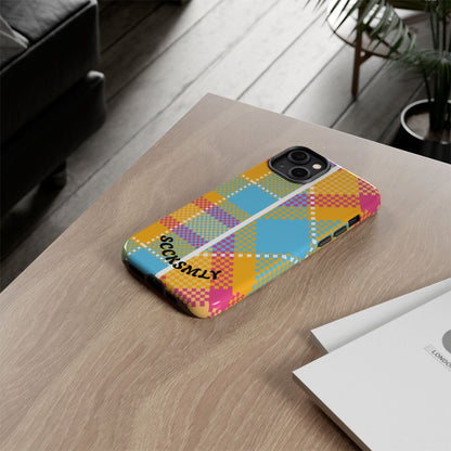 Pattern Punch Phone Case for Apple