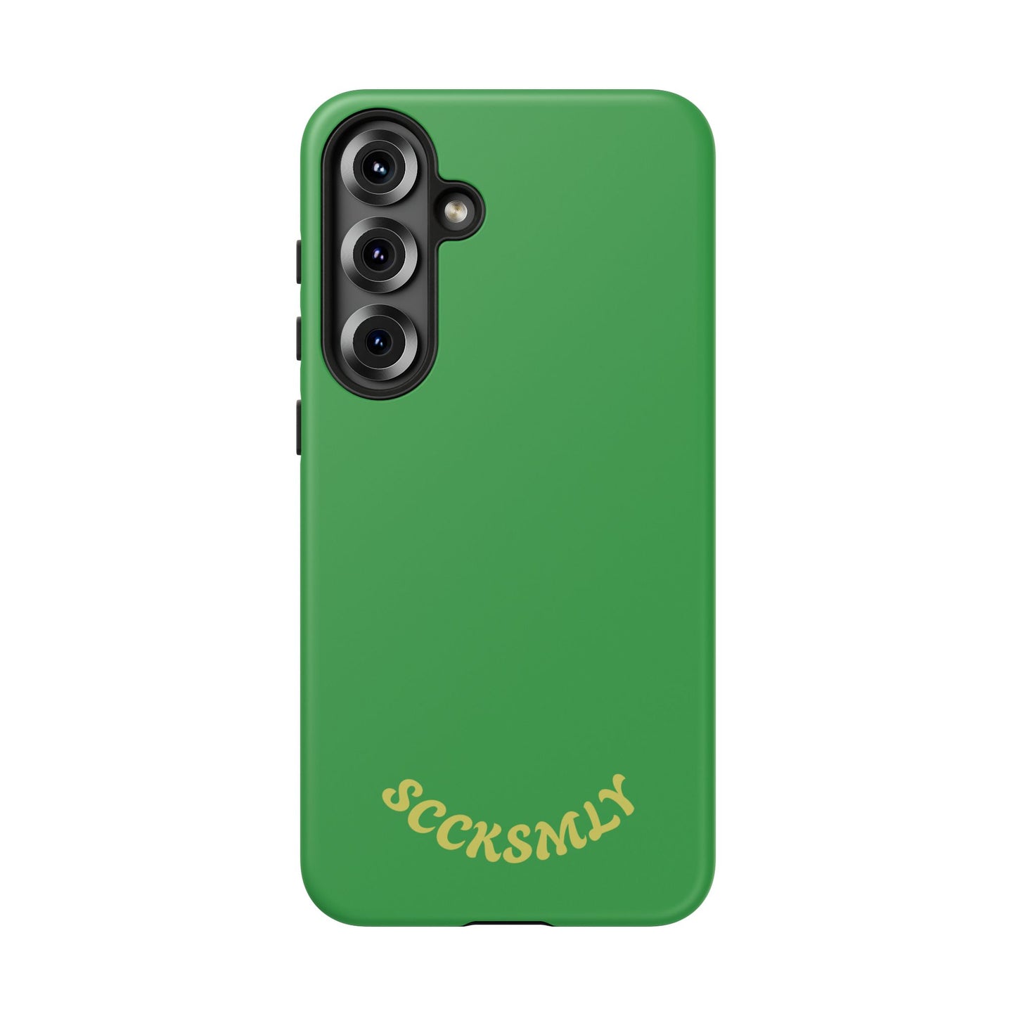 SOLID Green Grin Tough Case for Samsung