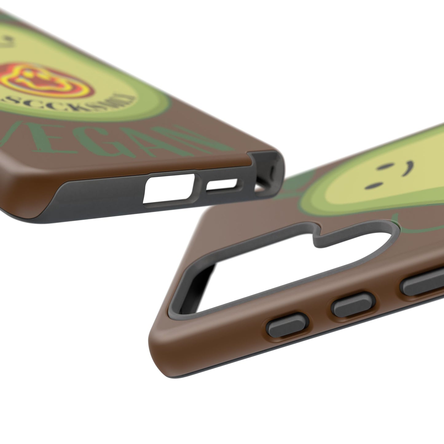 Playful Vegan Avocado Phone Case for Samsung