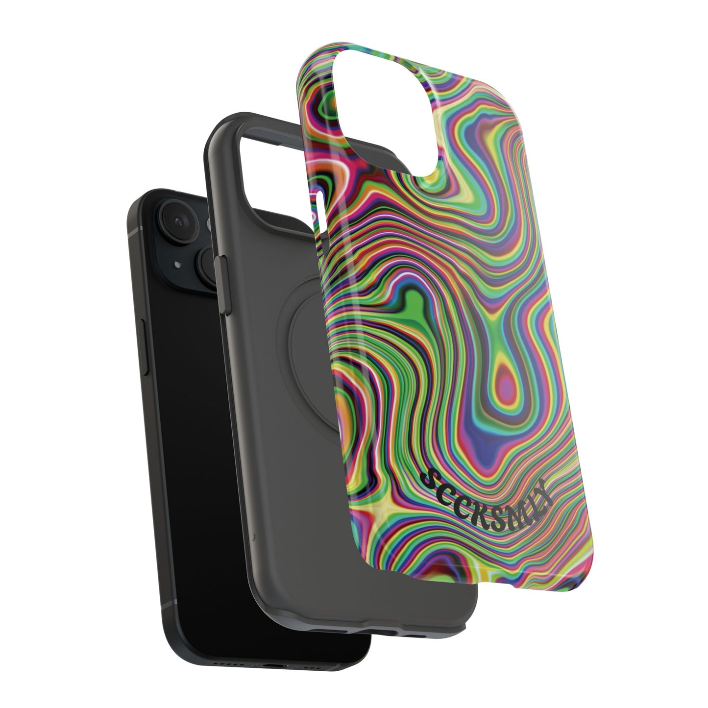 Acid Swirl Phone Case for Apple
