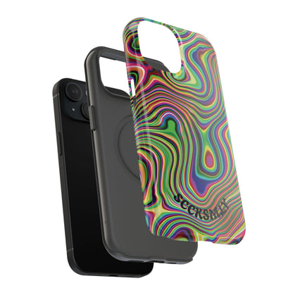 Acid Swirl Phone Case for Apple