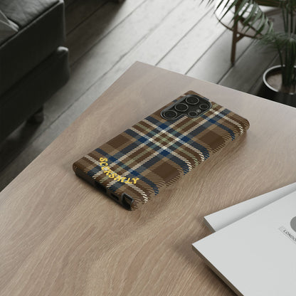 Earth and Sky Plaid Phone Case for Samsung