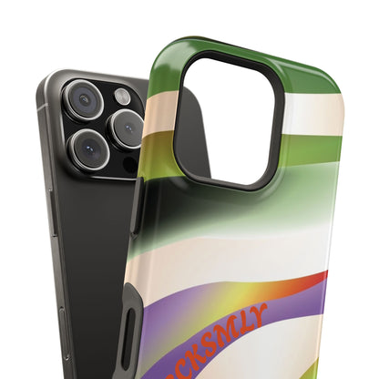 Green Waves Phone Case for Apple