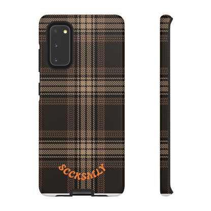 Brown Bread Plaid Tough Phone Case Samsung