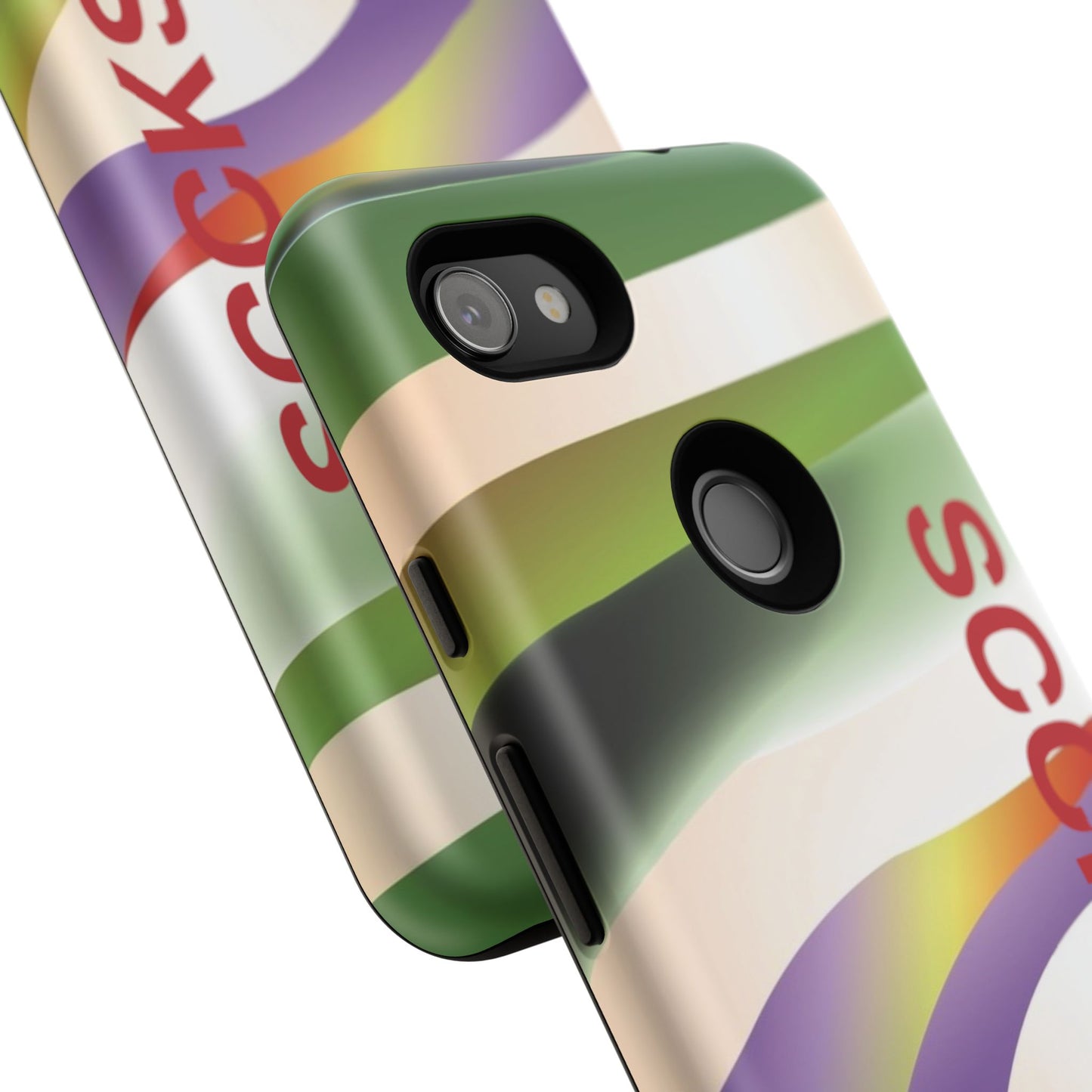 Green Waves Phone Case for Google Pixel