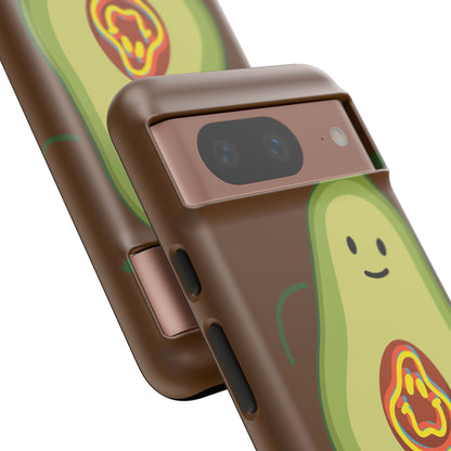 Playful Vegan Avocado Phone Case for Google Pixel