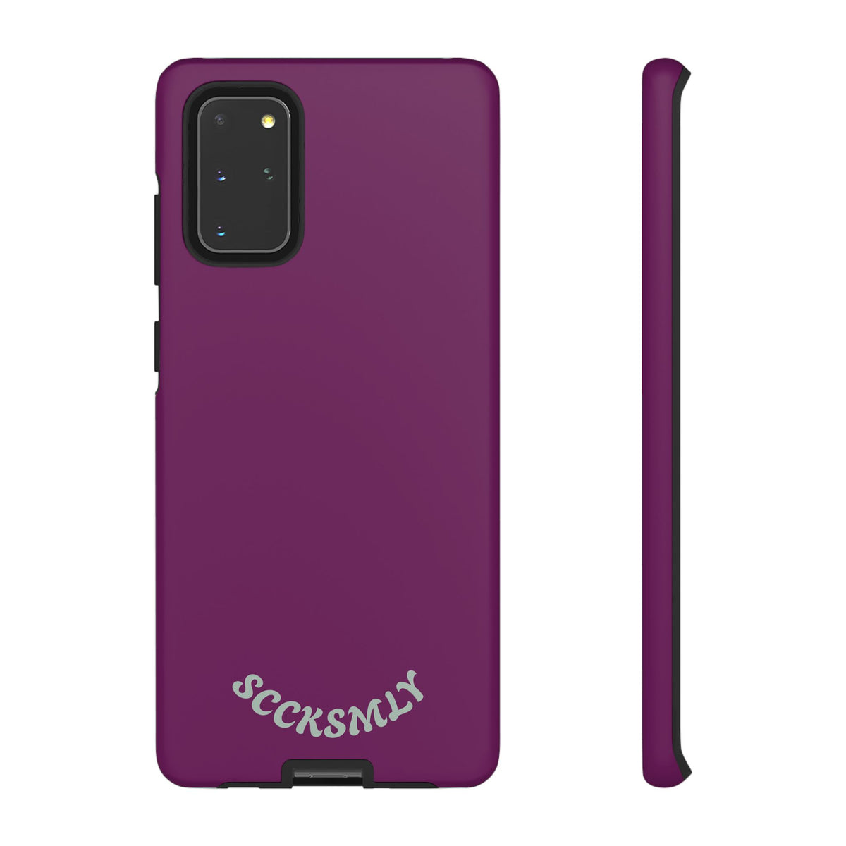 SOLID Amethyst Matte Tough Phone Case for Samsung