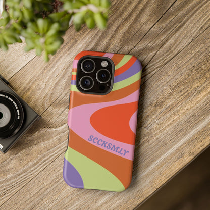 Curvy Swirl Phone Case for Apple