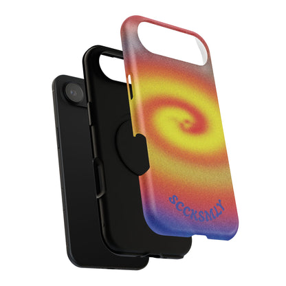 Toxic Spiral Tough Phone Case for Apple