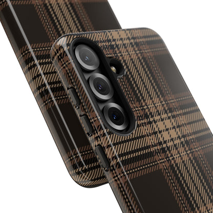 Brown Bread Plaid Tough Phone Case Samsung