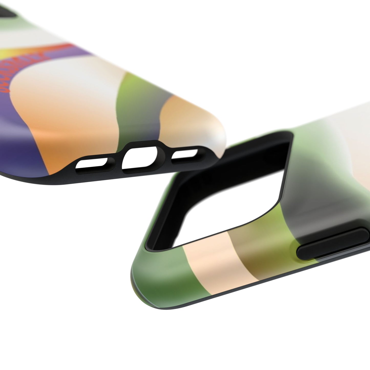 Green Waves Phone Case for Apple