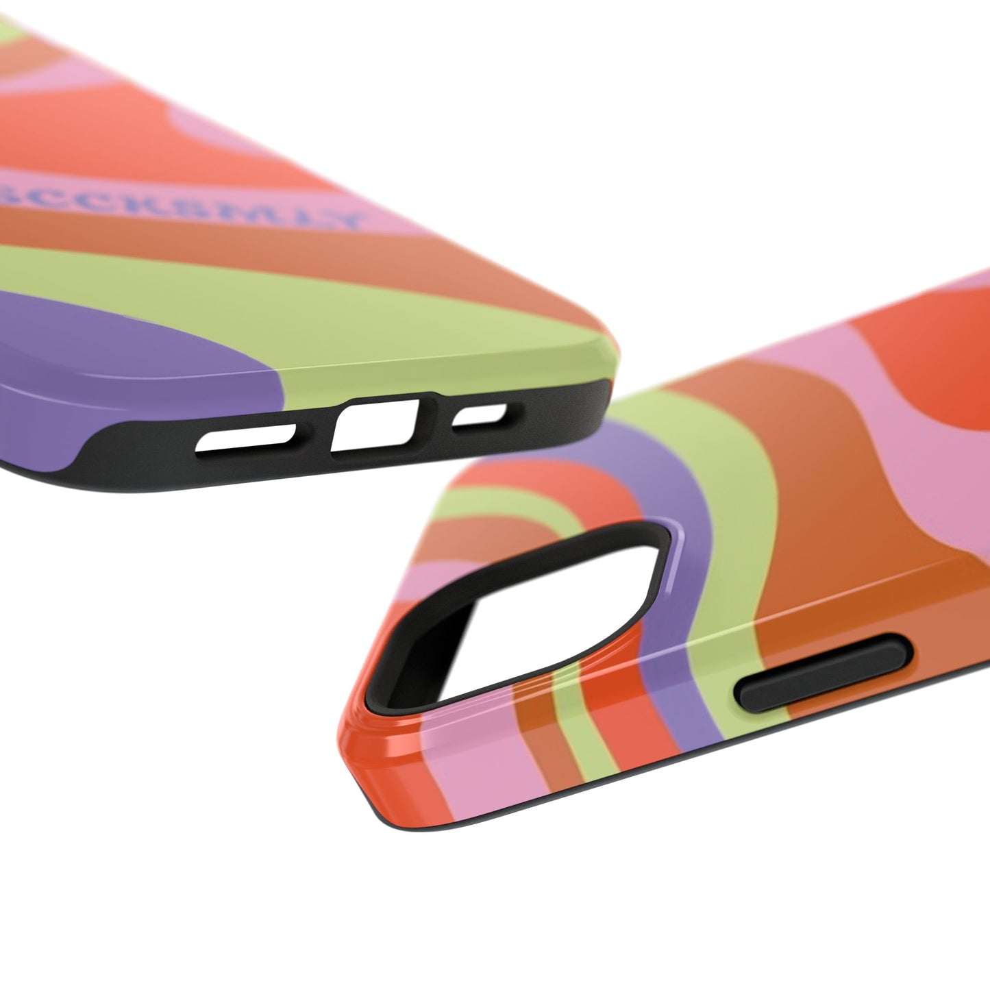 Curvy Swirl Phone Case for "IOS or Apple"