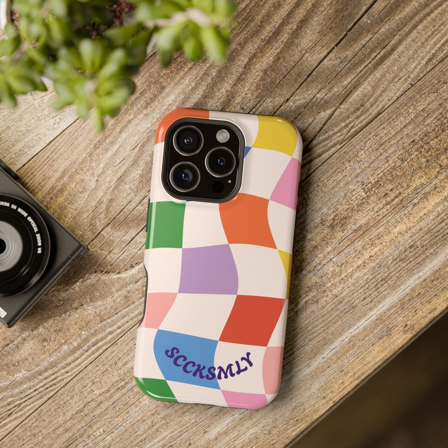 Checker Flicker Phone Case Apple