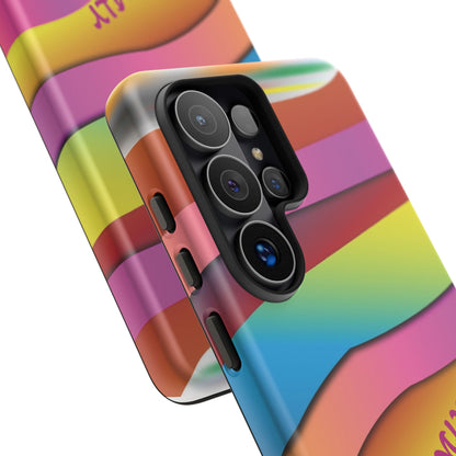 Modern Retro Rainbow Phone Case for Samsung