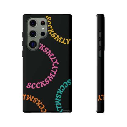Y2K Wavy Script Tough Case for Samsung