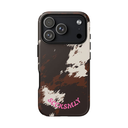 Sooo Cowboy Orange Tough Phone Case for Apple