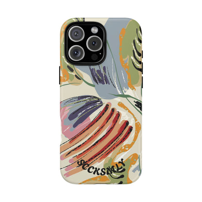 Botanical Strokes Palette Tough Phone Case for Apple