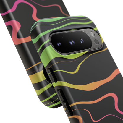 Dark Rainbow Tough Case For Google Pixel